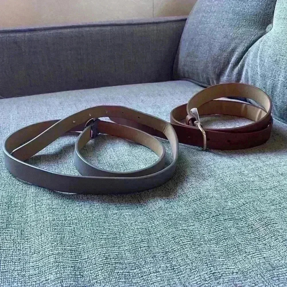 BUNDLE of Two Skinny Belts